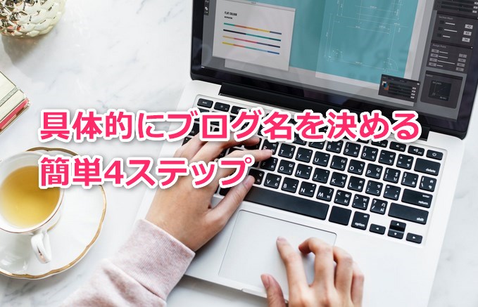 具体的にブログ名を決める簡単4ステップ